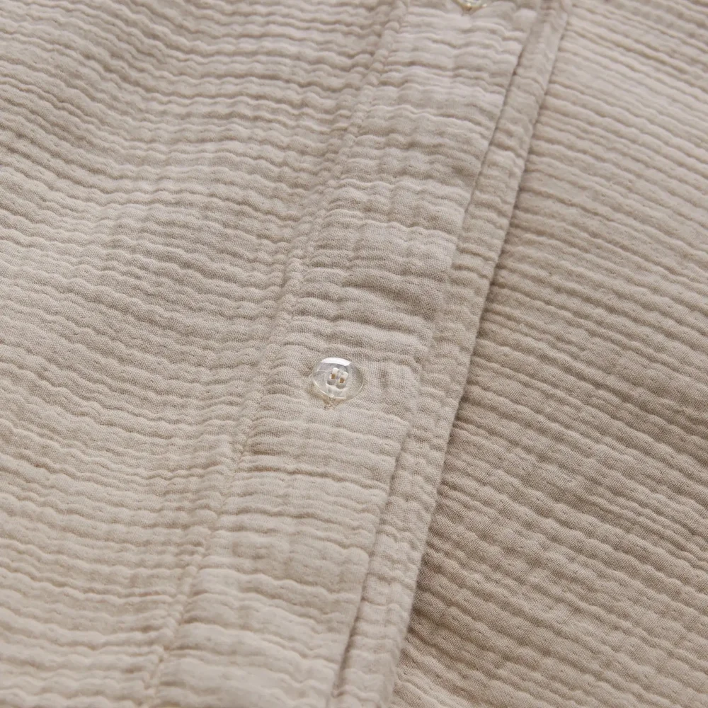 NEW - In Poly!! Organic Airy Gauze Duvet Cover - Full / Queen - DUNE
